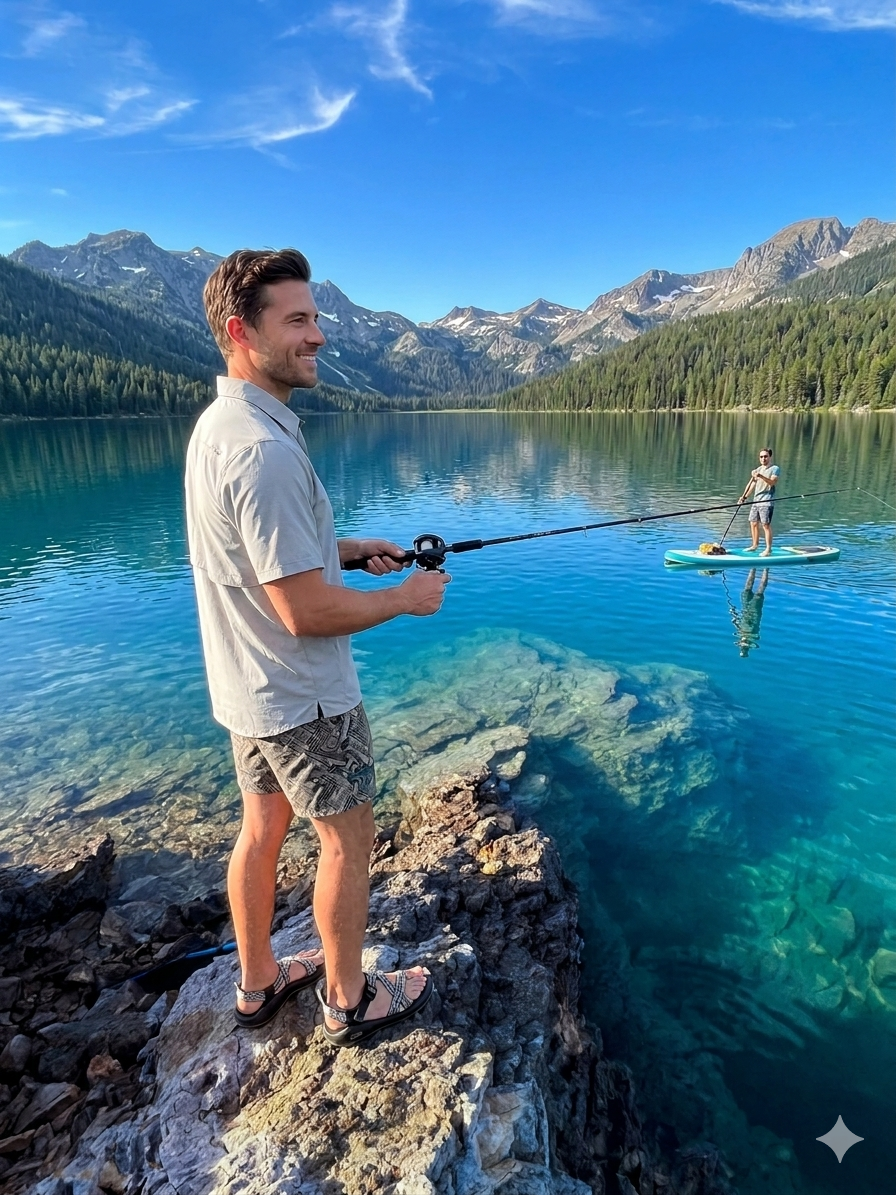 I wish I had my rod with me.
